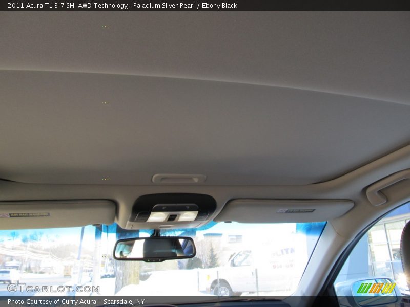 Paladium Silver Pearl / Ebony Black 2011 Acura TL 3.7 SH-AWD Technology