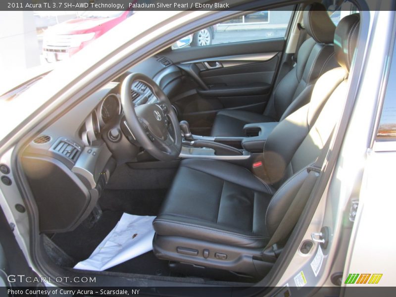 Paladium Silver Pearl / Ebony Black 2011 Acura TL 3.7 SH-AWD Technology