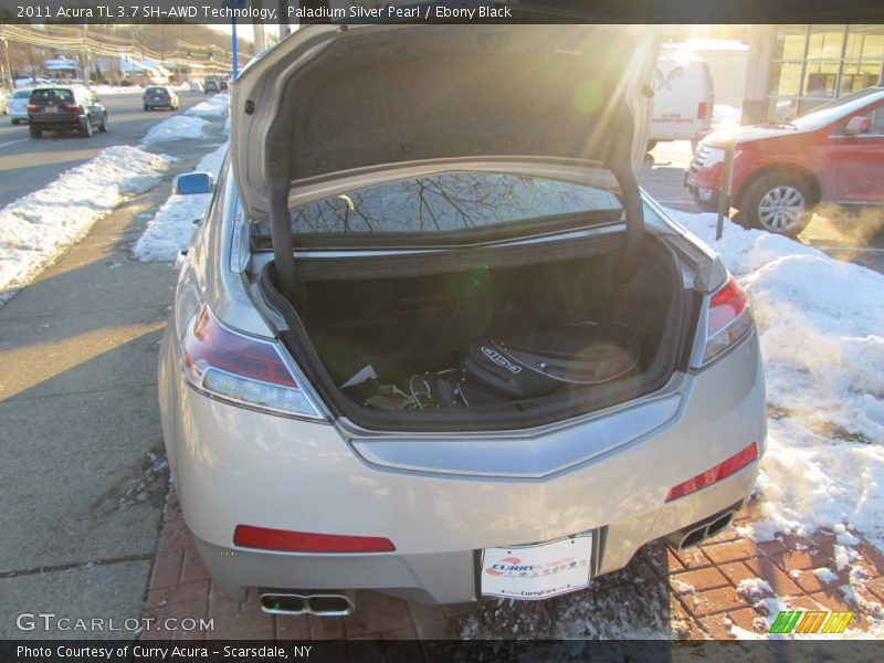 Paladium Silver Pearl / Ebony Black 2011 Acura TL 3.7 SH-AWD Technology