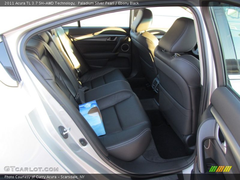 Paladium Silver Pearl / Ebony Black 2011 Acura TL 3.7 SH-AWD Technology