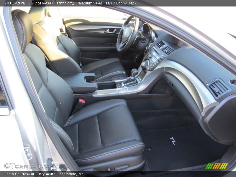 Paladium Silver Pearl / Ebony Black 2011 Acura TL 3.7 SH-AWD Technology