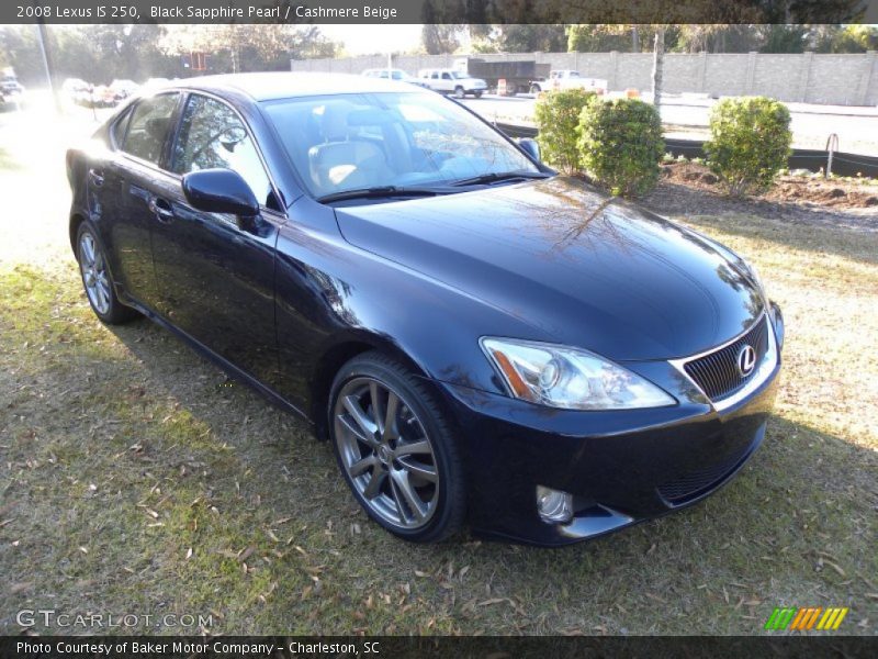 Black Sapphire Pearl / Cashmere Beige 2008 Lexus IS 250