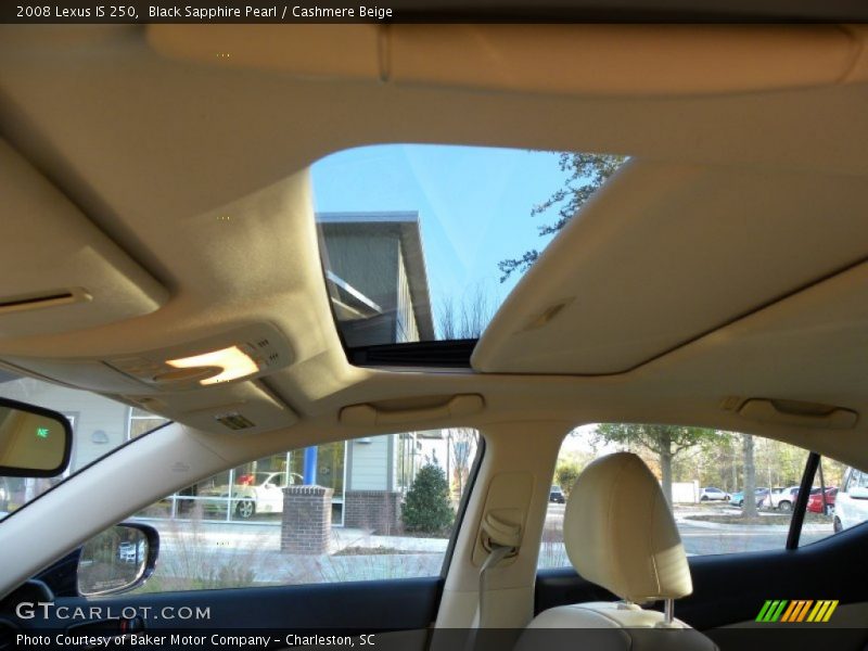 Black Sapphire Pearl / Cashmere Beige 2008 Lexus IS 250