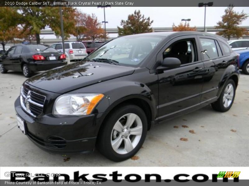 Brilliant Black Crystal Pearl / Dark Slate Gray 2010 Dodge Caliber SXT