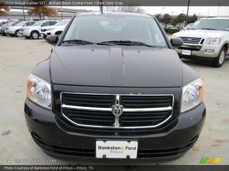 Brilliant Black Crystal Pearl / Dark Slate Gray 2010 Dodge Caliber SXT