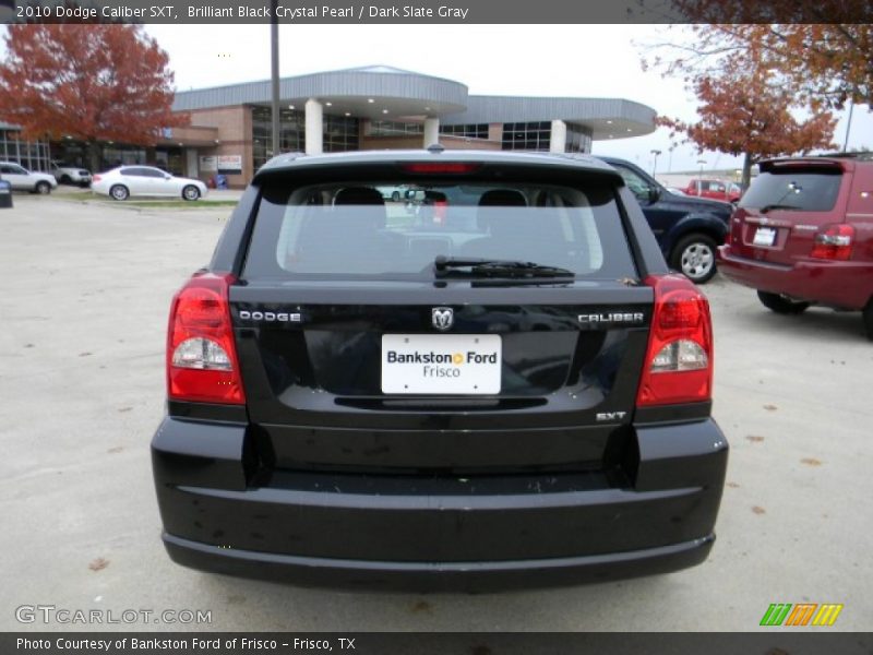 Brilliant Black Crystal Pearl / Dark Slate Gray 2010 Dodge Caliber SXT