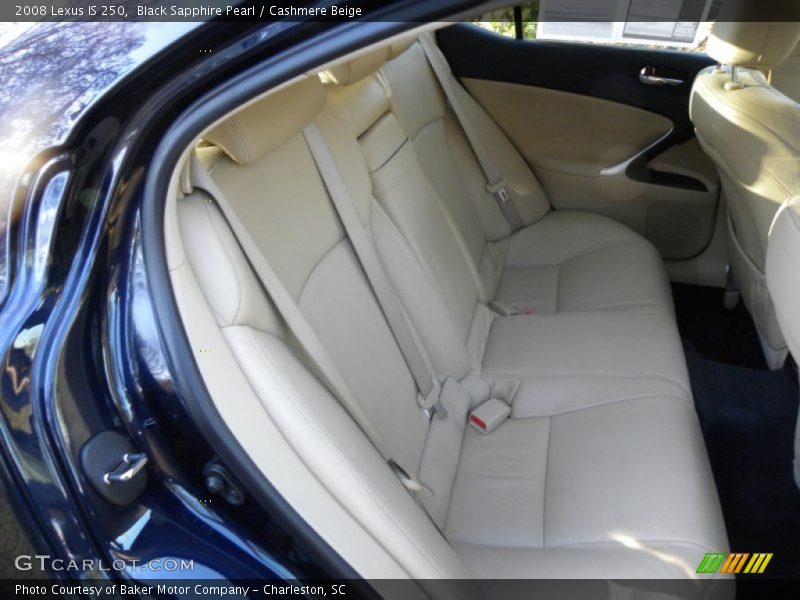 Black Sapphire Pearl / Cashmere Beige 2008 Lexus IS 250