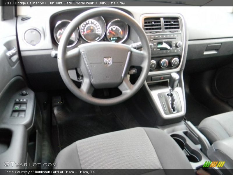 Brilliant Black Crystal Pearl / Dark Slate Gray 2010 Dodge Caliber SXT