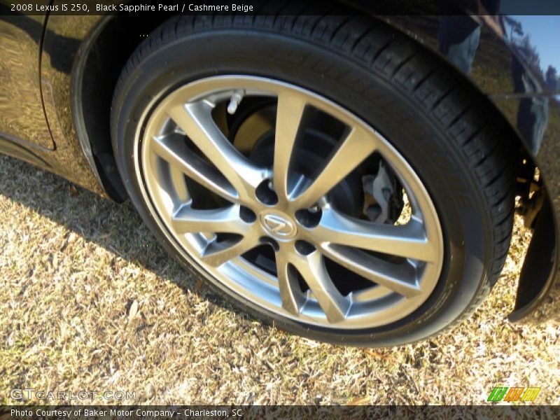 Black Sapphire Pearl / Cashmere Beige 2008 Lexus IS 250