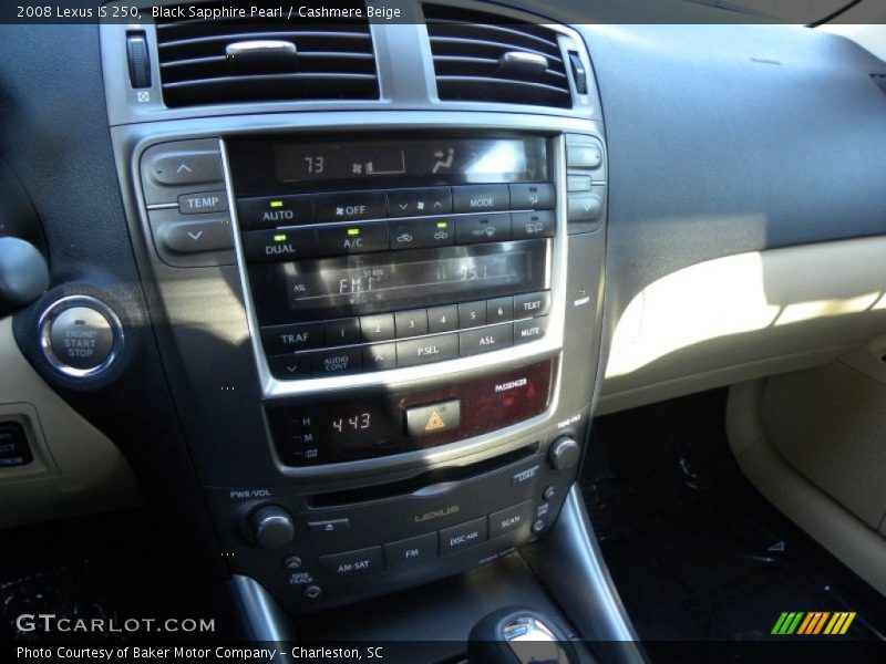 Black Sapphire Pearl / Cashmere Beige 2008 Lexus IS 250
