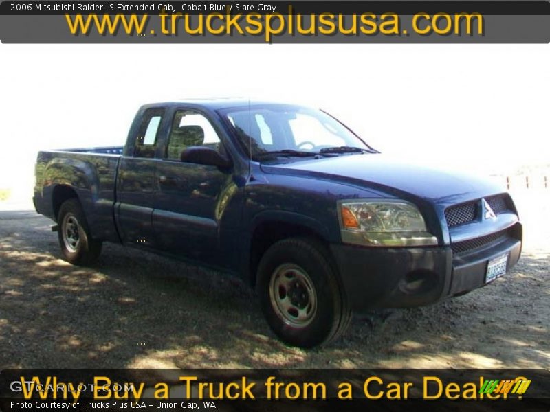 Cobalt Blue / Slate Gray 2006 Mitsubishi Raider LS Extended Cab