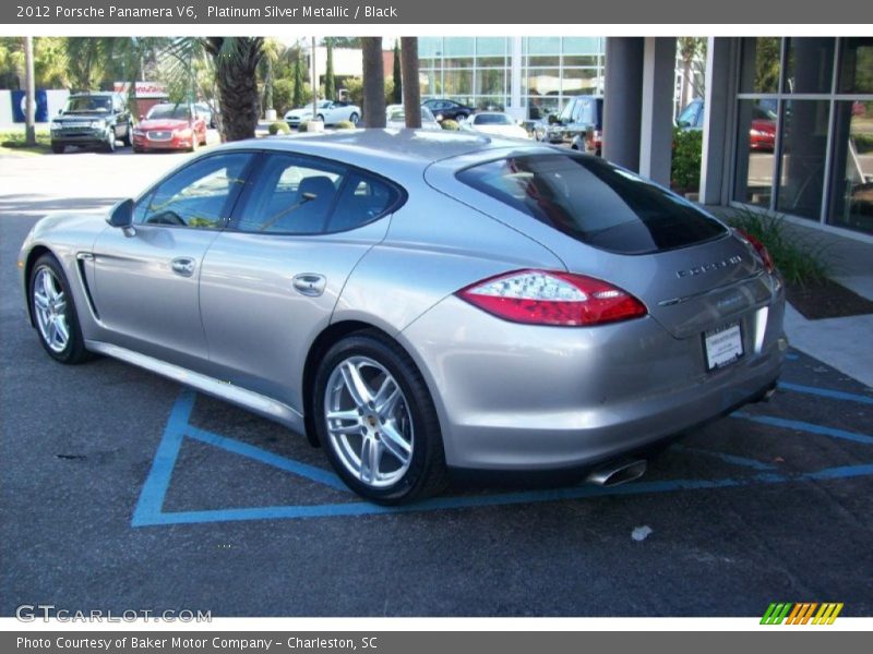Platinum Silver Metallic / Black 2012 Porsche Panamera V6