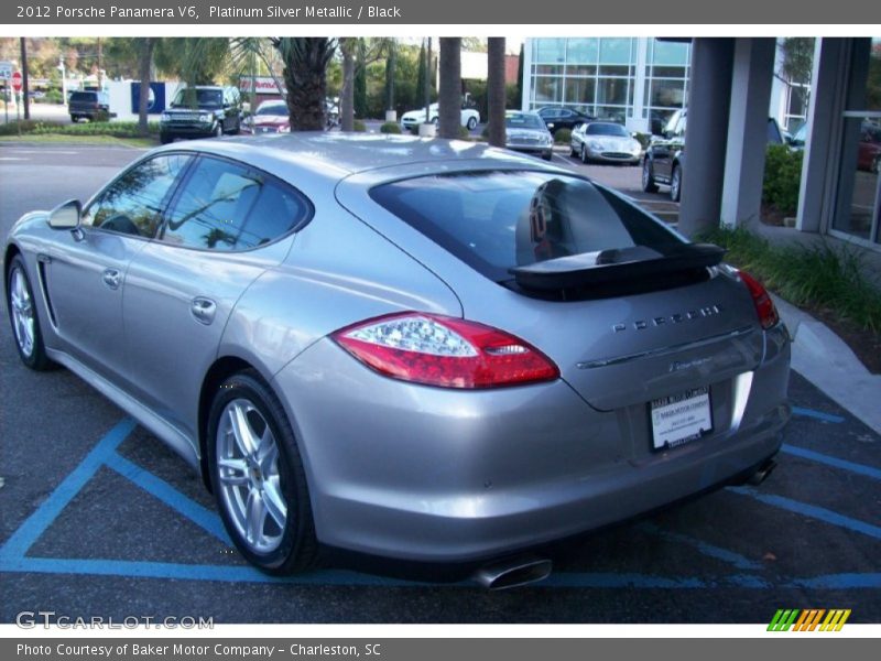 Platinum Silver Metallic / Black 2012 Porsche Panamera V6