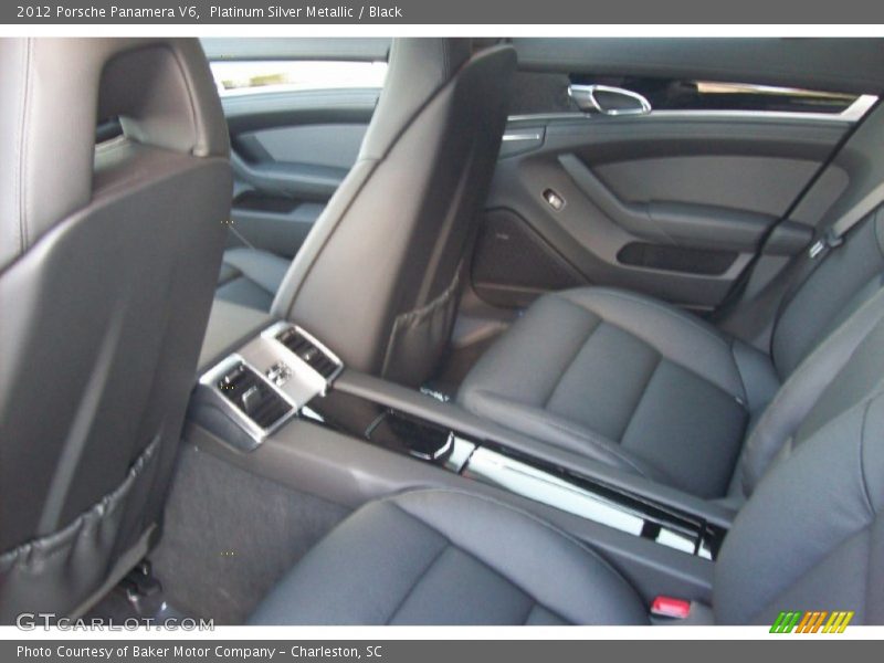 Platinum Silver Metallic / Black 2012 Porsche Panamera V6