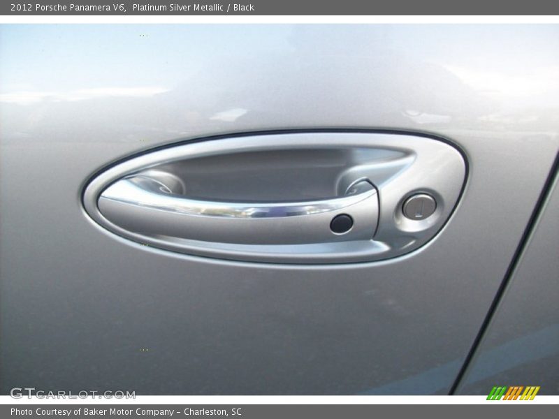 Platinum Silver Metallic / Black 2012 Porsche Panamera V6