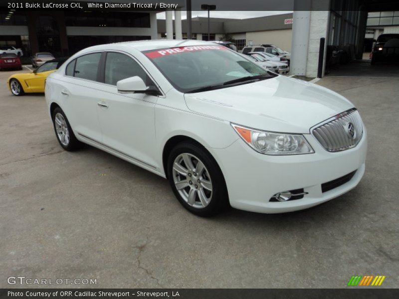 White Diamond Tricoat / Ebony 2011 Buick LaCrosse CXL