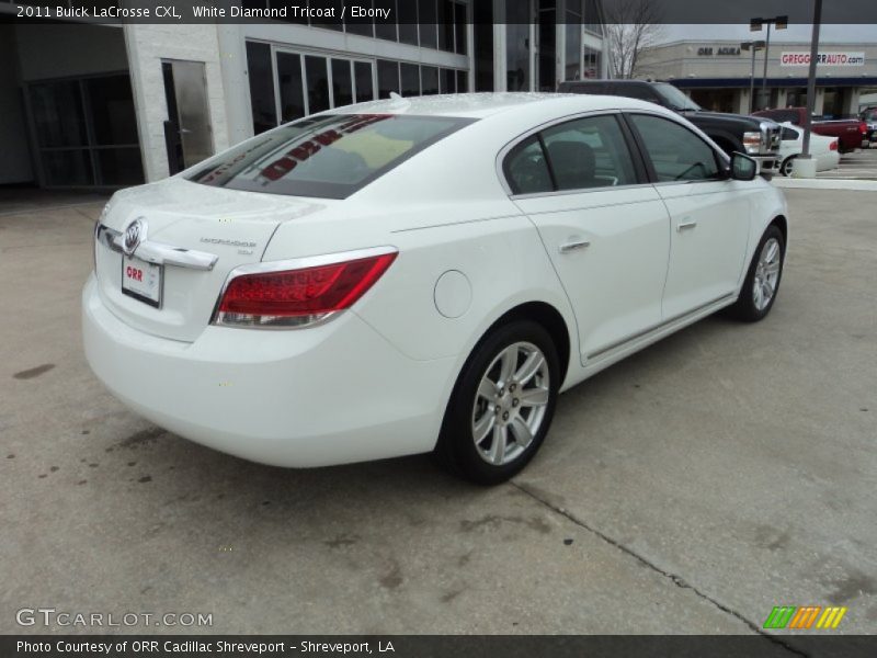 White Diamond Tricoat / Ebony 2011 Buick LaCrosse CXL