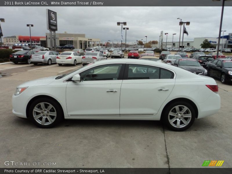 White Diamond Tricoat / Ebony 2011 Buick LaCrosse CXL