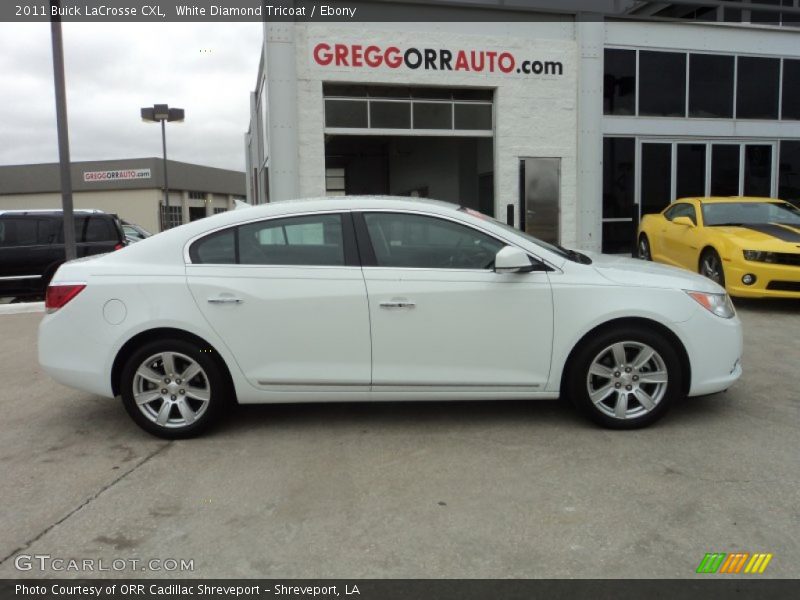 White Diamond Tricoat / Ebony 2011 Buick LaCrosse CXL