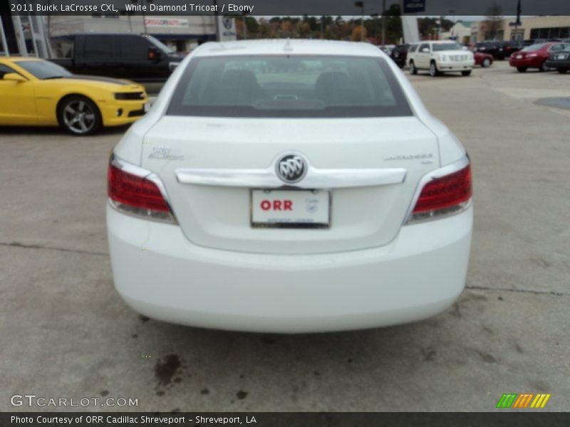 White Diamond Tricoat / Ebony 2011 Buick LaCrosse CXL