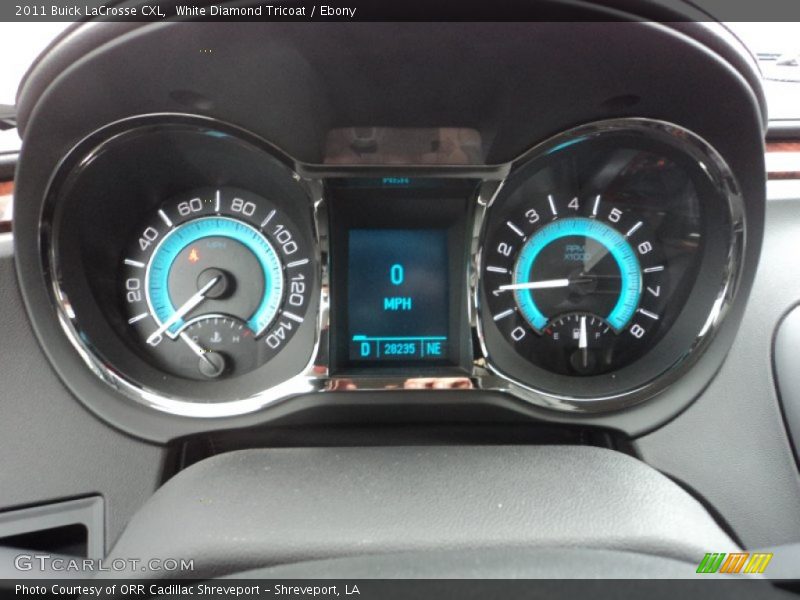 White Diamond Tricoat / Ebony 2011 Buick LaCrosse CXL