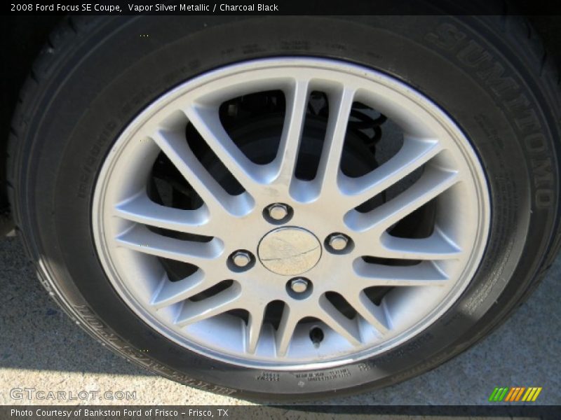 Vapor Silver Metallic / Charcoal Black 2008 Ford Focus SE Coupe