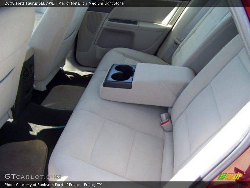 Merlot Metallic / Medium Light Stone 2008 Ford Taurus SEL AWD