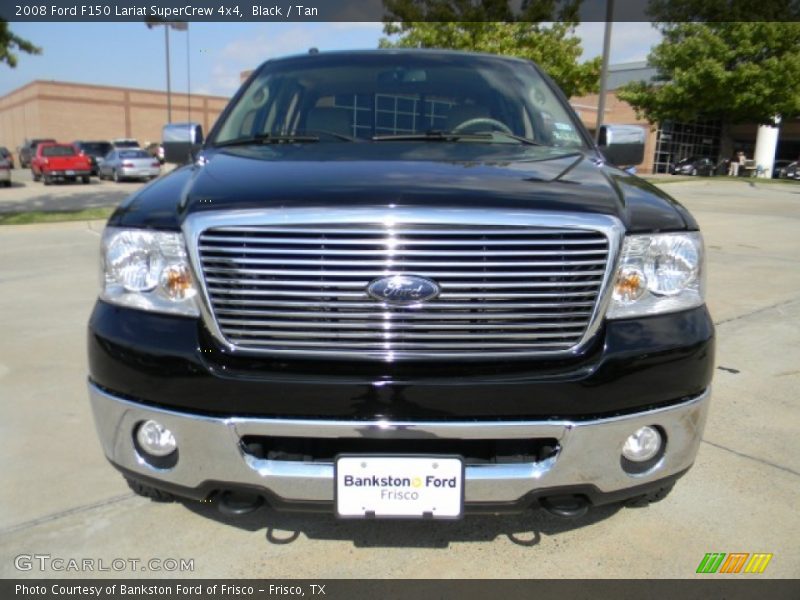 Black / Tan 2008 Ford F150 Lariat SuperCrew 4x4