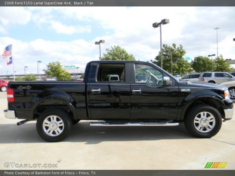 Black / Tan 2008 Ford F150 Lariat SuperCrew 4x4