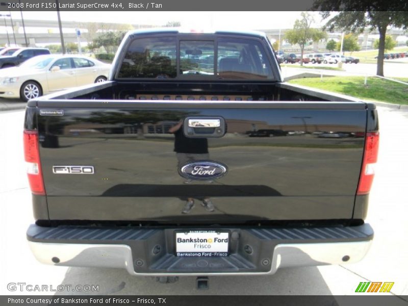 Black / Tan 2008 Ford F150 Lariat SuperCrew 4x4