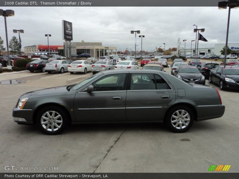 Titanium Chromaflair / Ebony 2008 Cadillac DTS