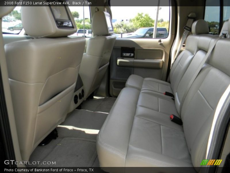 Black / Tan 2008 Ford F150 Lariat SuperCrew 4x4