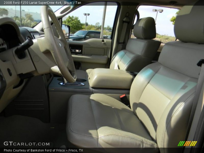 Black / Tan 2008 Ford F150 Lariat SuperCrew 4x4