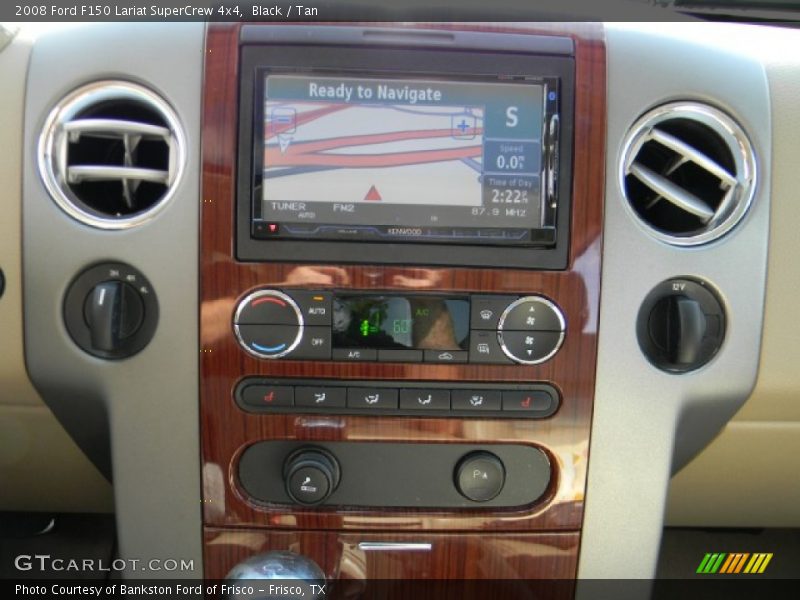 Black / Tan 2008 Ford F150 Lariat SuperCrew 4x4