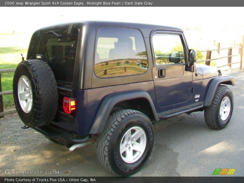 Midnight Blue Pearl / Dark Slate Gray 2006 Jeep Wrangler Sport 4x4 Golden Eagle