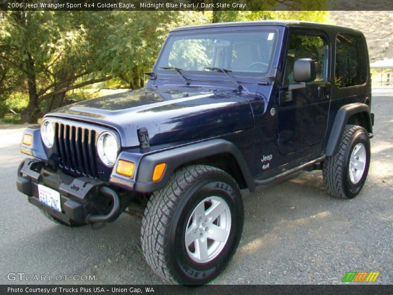 Midnight Blue Pearl / Dark Slate Gray 2006 Jeep Wrangler Sport 4x4 Golden Eagle