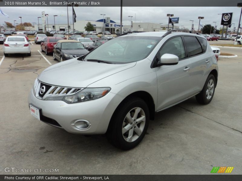 Brilliant Silver Metallic / Black 2010 Nissan Murano SL