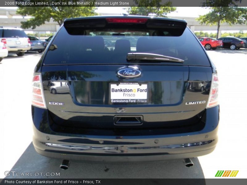 Dark Ink Blue Metallic / Medium Light Stone 2008 Ford Edge Limited