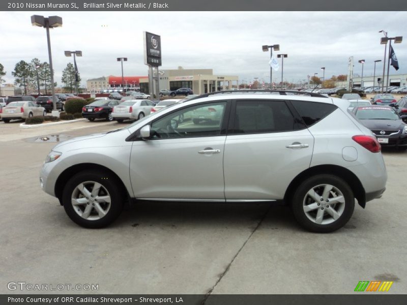 Brilliant Silver Metallic / Black 2010 Nissan Murano SL