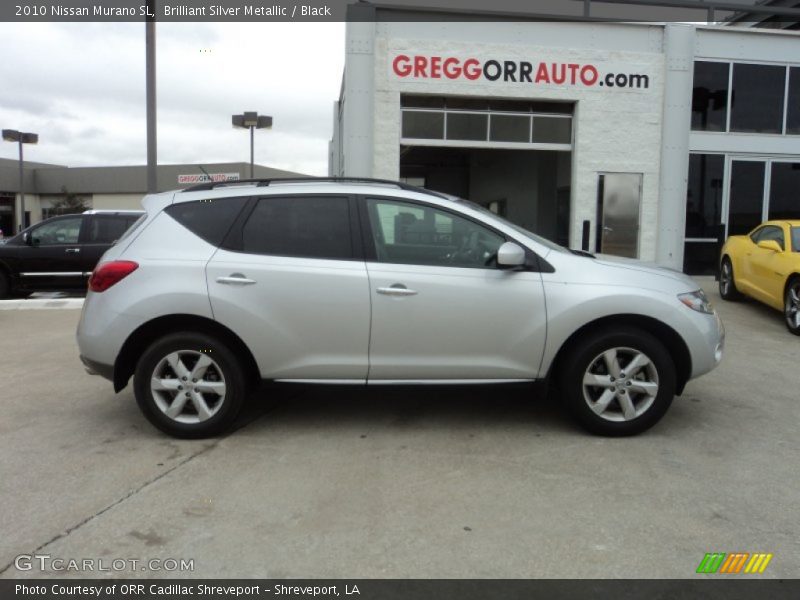 Brilliant Silver Metallic / Black 2010 Nissan Murano SL