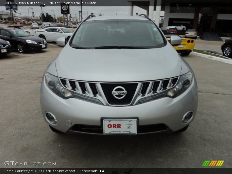 Brilliant Silver Metallic / Black 2010 Nissan Murano SL