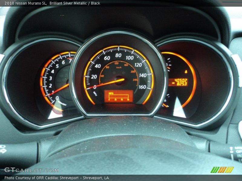 Brilliant Silver Metallic / Black 2010 Nissan Murano SL