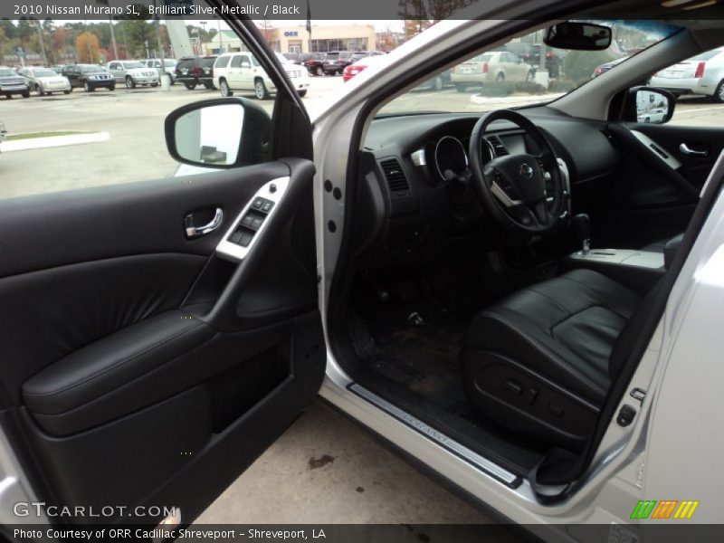 Brilliant Silver Metallic / Black 2010 Nissan Murano SL