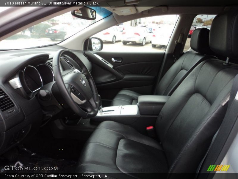Brilliant Silver Metallic / Black 2010 Nissan Murano SL