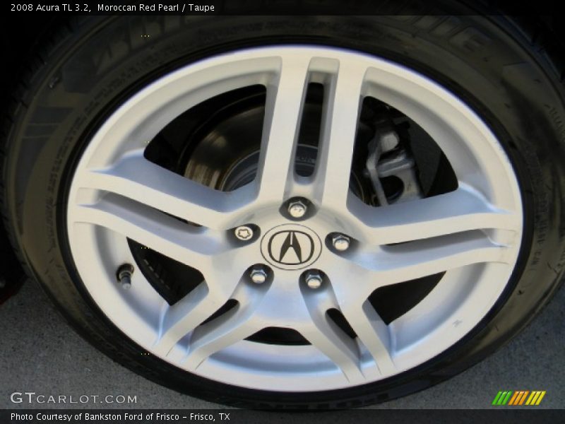 Moroccan Red Pearl / Taupe 2008 Acura TL 3.2