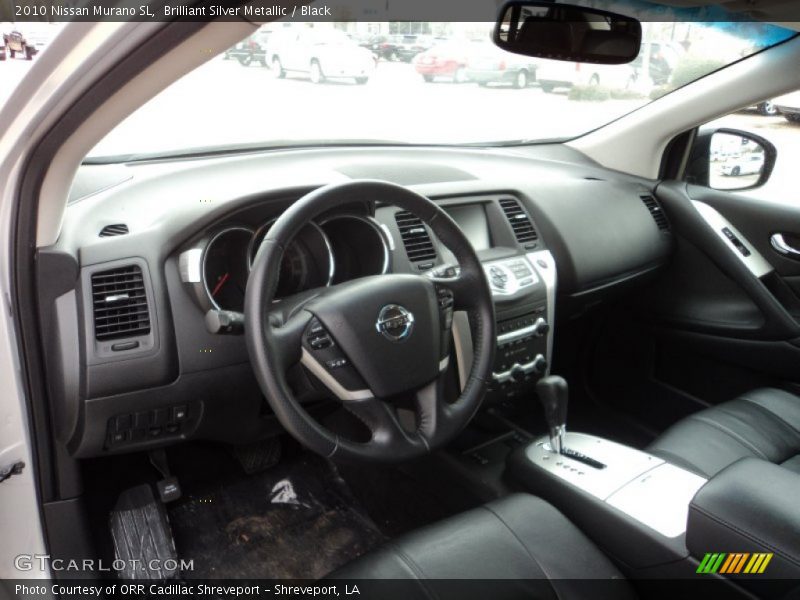 Brilliant Silver Metallic / Black 2010 Nissan Murano SL