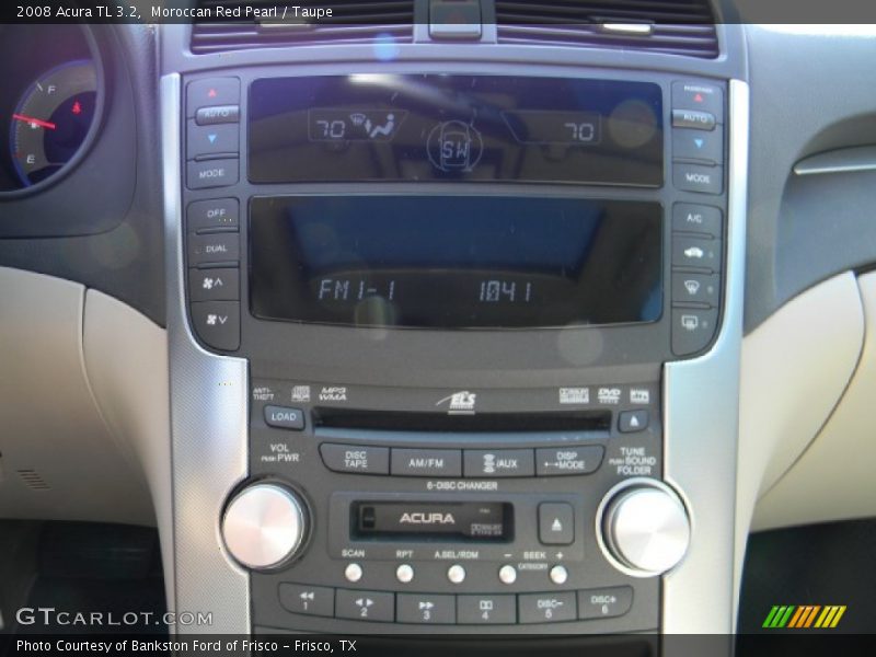 Moroccan Red Pearl / Taupe 2008 Acura TL 3.2