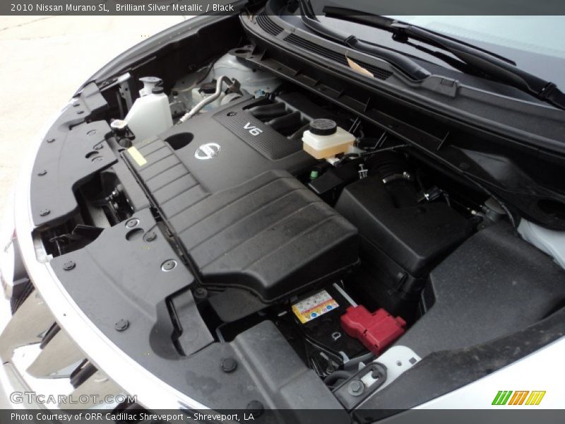 Brilliant Silver Metallic / Black 2010 Nissan Murano SL