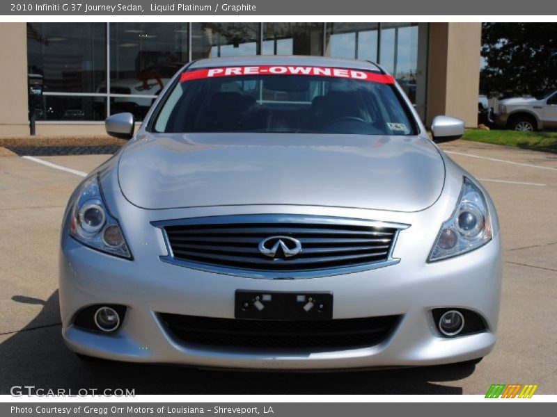 Liquid Platinum / Graphite 2010 Infiniti G 37 Journey Sedan