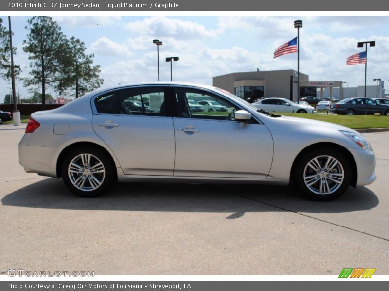 Liquid Platinum / Graphite 2010 Infiniti G 37 Journey Sedan